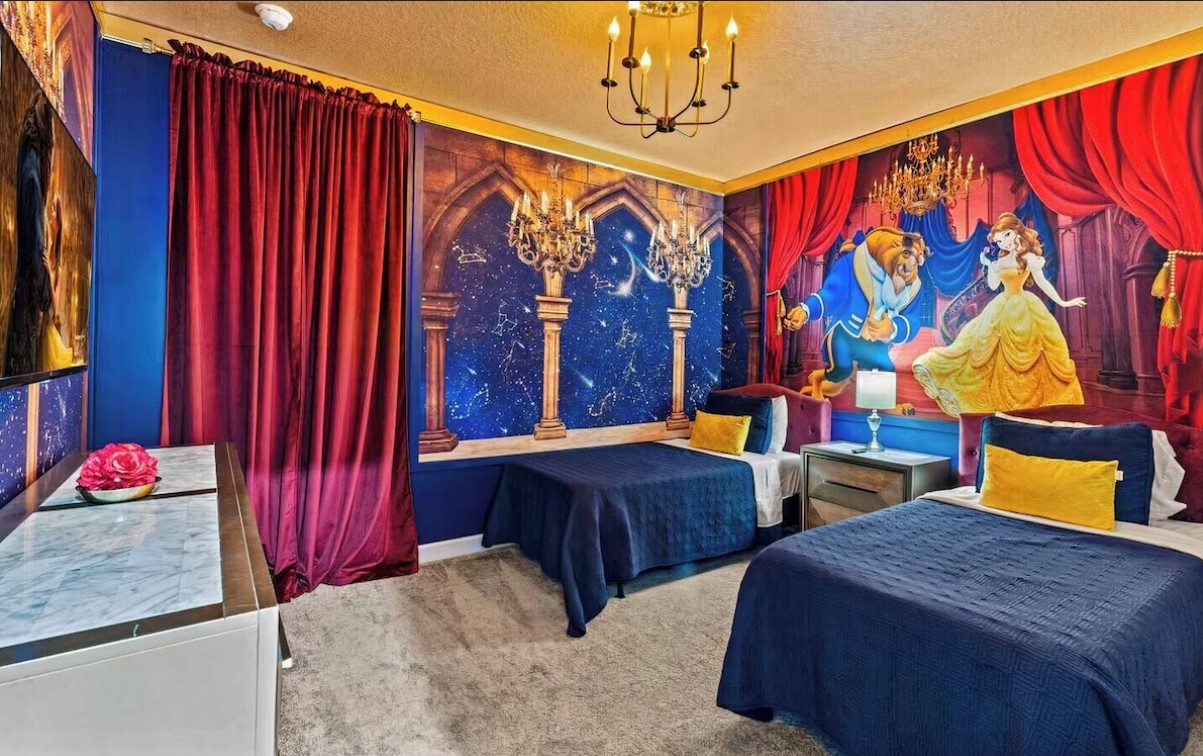 Disney-themed vacation home with private pool and game room